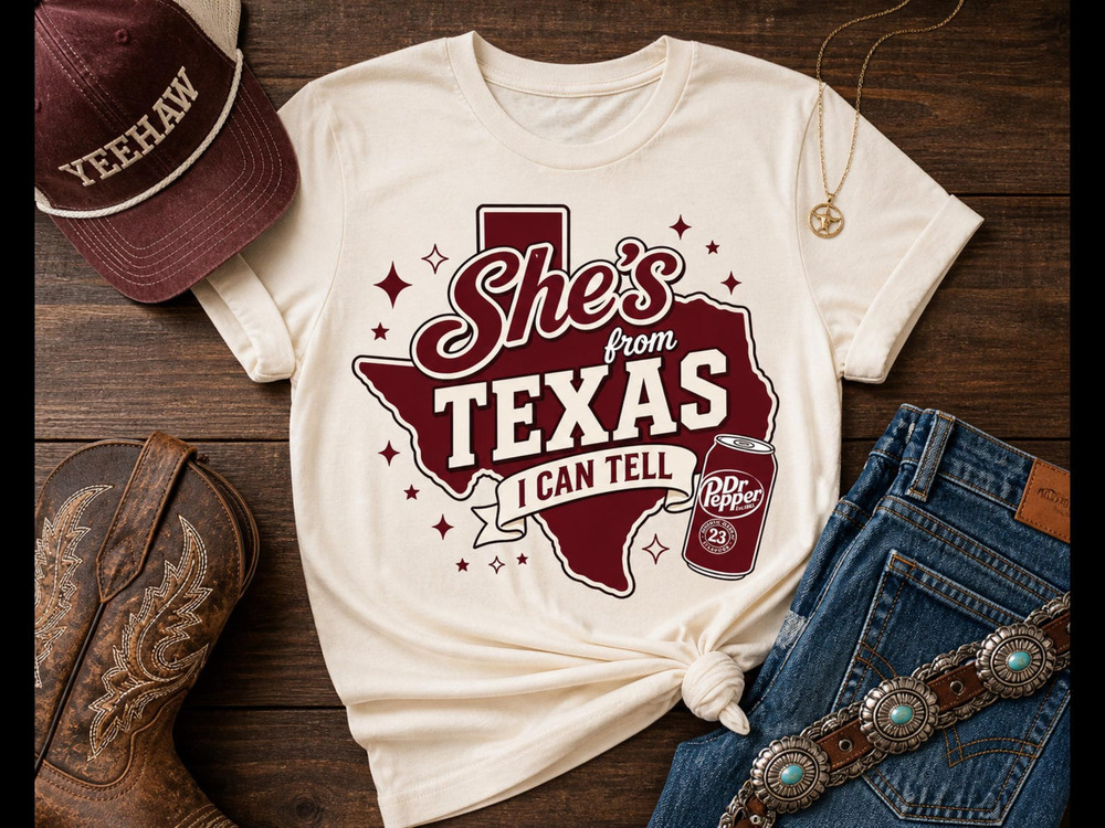 Dr Pepper Inspired Graphic Tee, Southern Pride Shirt